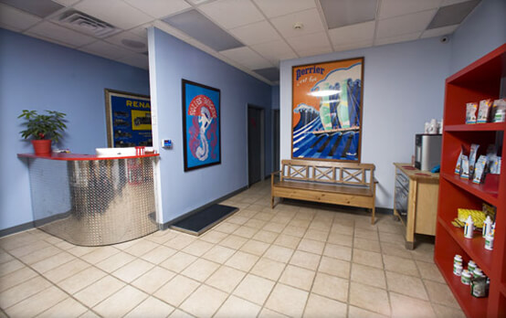 One Love reception area